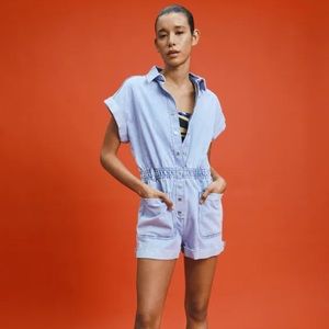 Zara Denim Jumpsuit